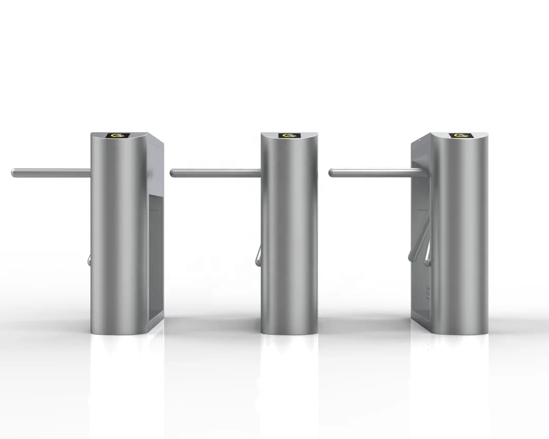 Tornello a braccio triplo per ingresso/uscita, dispositivo di controllo accessi per aree proibite, a spinta, bidirezionale, per aree panoramiche