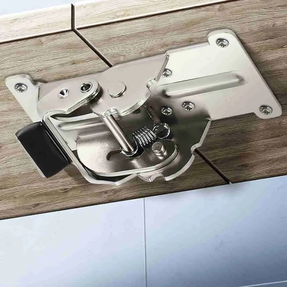 Staffe per Mobili in Metallo, Cerniere Pieghevoli Autobloccanti, Accessori per Gambe di Tavoli, Supporti per Telai, Piedini Pieghevoli