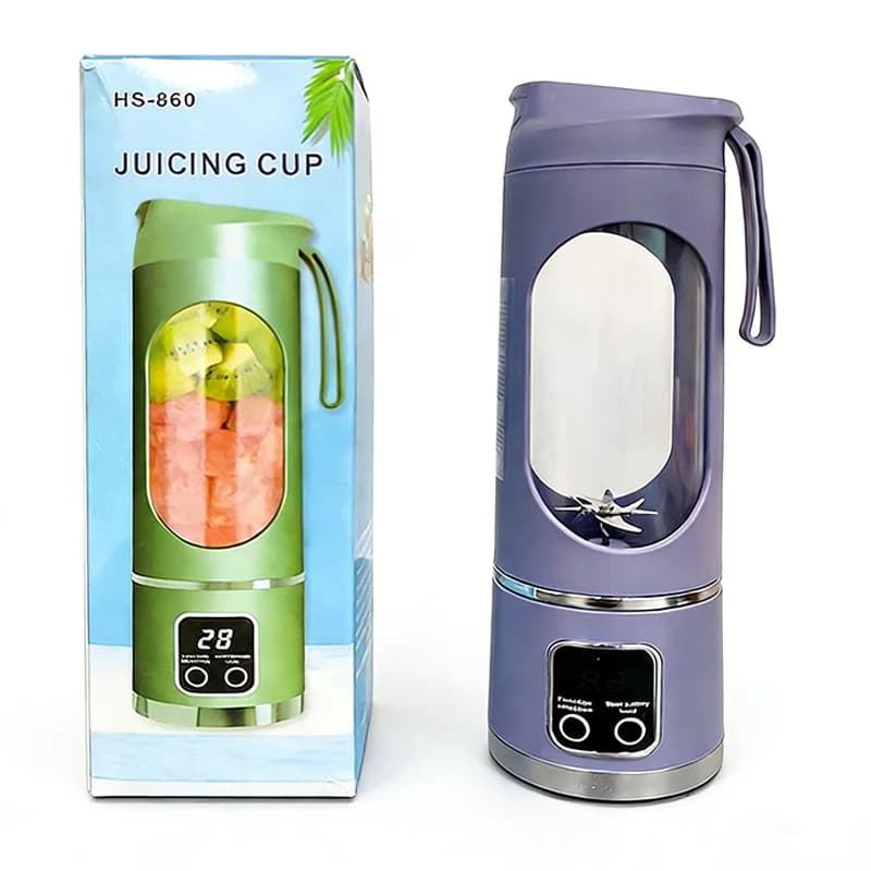 Mini fresh juice blender, wireless portable blender for milkshake and ice, portable electric blender cup with USB charge