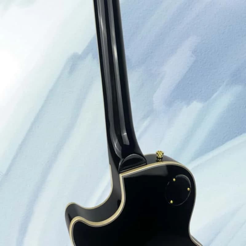 Chitarra Elettrica Stile Mappa da 39 Pollici, 6 Corde, Tastiera in Palissandro, Corpo in Mogano, Hardware Dorato