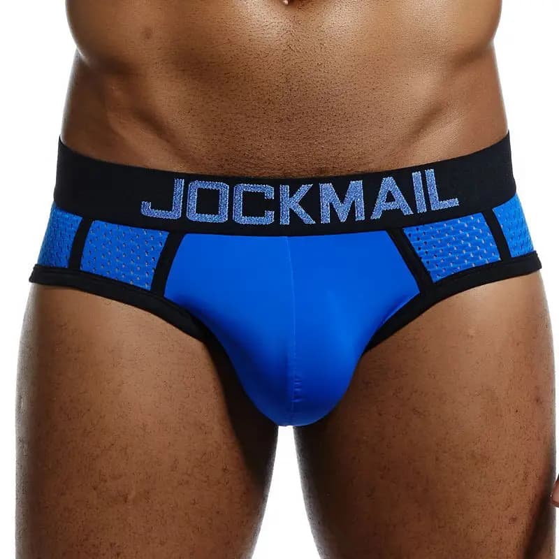 JOCKMAIL Sexy Man's Underwear Briefs Underpants Comfortable Men's Briefs Bikini Gay Underwear Men's Briefs Nylon Ice Silk JM311
