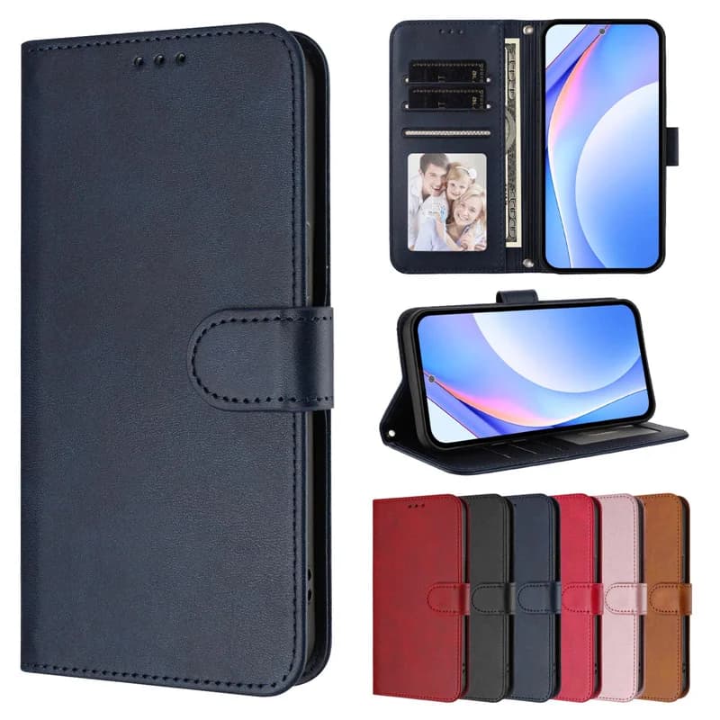 Leather Case Protect Cover For Realme P4X P4 Power P3 Ultra V70 Note Narzo 80X 80 Lite 70 70T 60 Pro Neo7 Tubro Flip Wallet Case