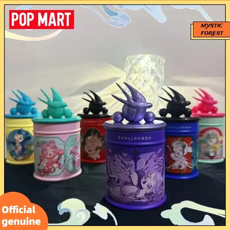 POP MART SKULLPANDA the Mirage Series Aromatherapy Scented Candle Blind Box Home Decor Figurine Mystery Ornament Toy