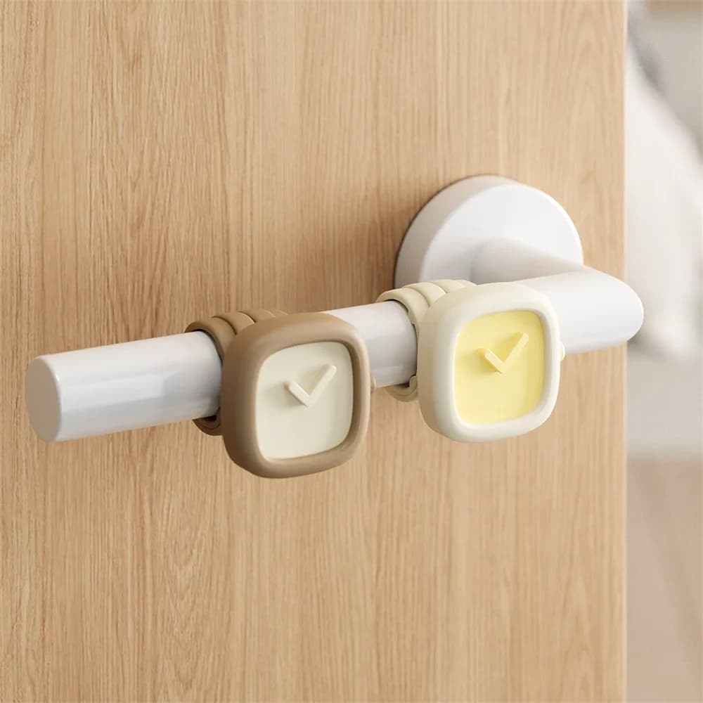 Paracolpi in silicone per maniglia della porta con assorbimento degli urti, silenzioso, per porte in vetro, frigoriferi e bagno