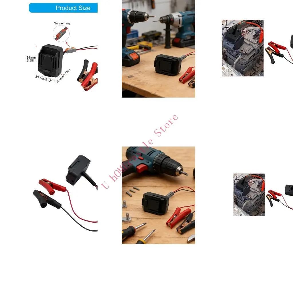 63HF High Capacity Battery Modification Unit Car Battery Jumping Starter Emergency Power Clip Car Accessories