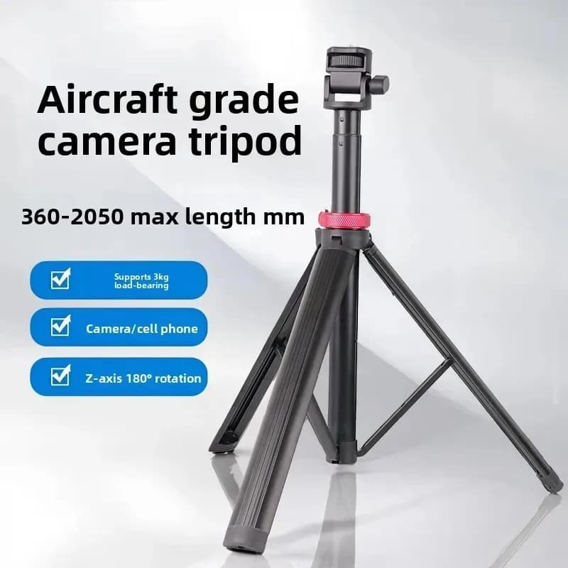 Retractable Floor Tripod FOR COB Light Stand Mobile Phone Retractable Rod Selfie Rod, Foldable Extension Rod Bracket