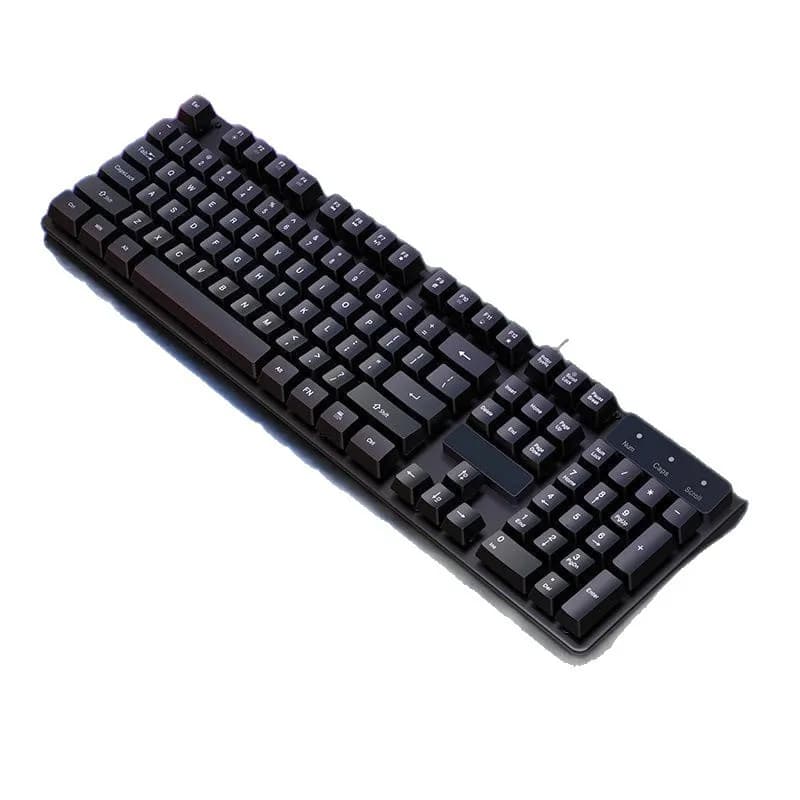 Giochi e-sport Tasti tastiera cablati Sensazione meccanica Laptop desktop Tastiera silenziosa per tablet da ufficio