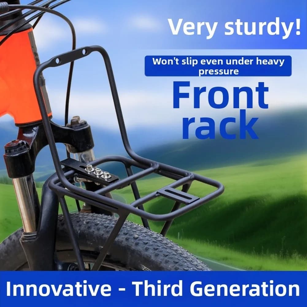 /Aluminum /Alloy /Bike Front Rack Cargo Carrier Mount Adjustable Tilt For Mountain Bike Fork Cycling Accessories Replacement