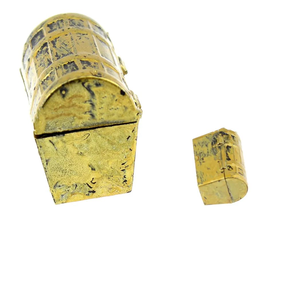 12Pcs Treasure Box Pirate Chest Set Miniature Storage Containers for Birthday Gifts Adventure Role Play Hidden Treasures