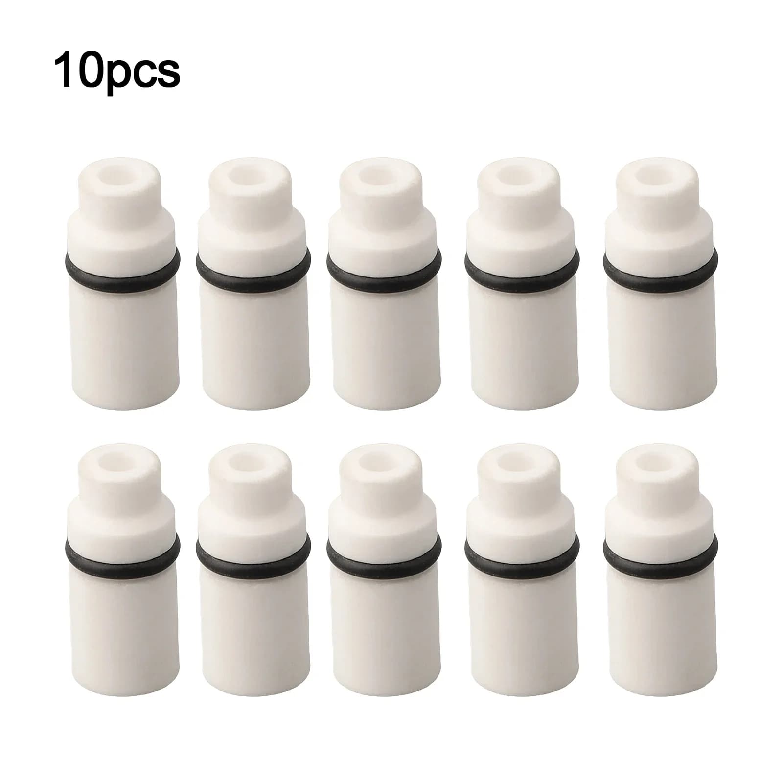 Accessori per ugelli per pistola sabbiatrice da 10 pezzi Punte per ugelli per sabbiatrice in ceramica per sabbiatrice a bassa pressione