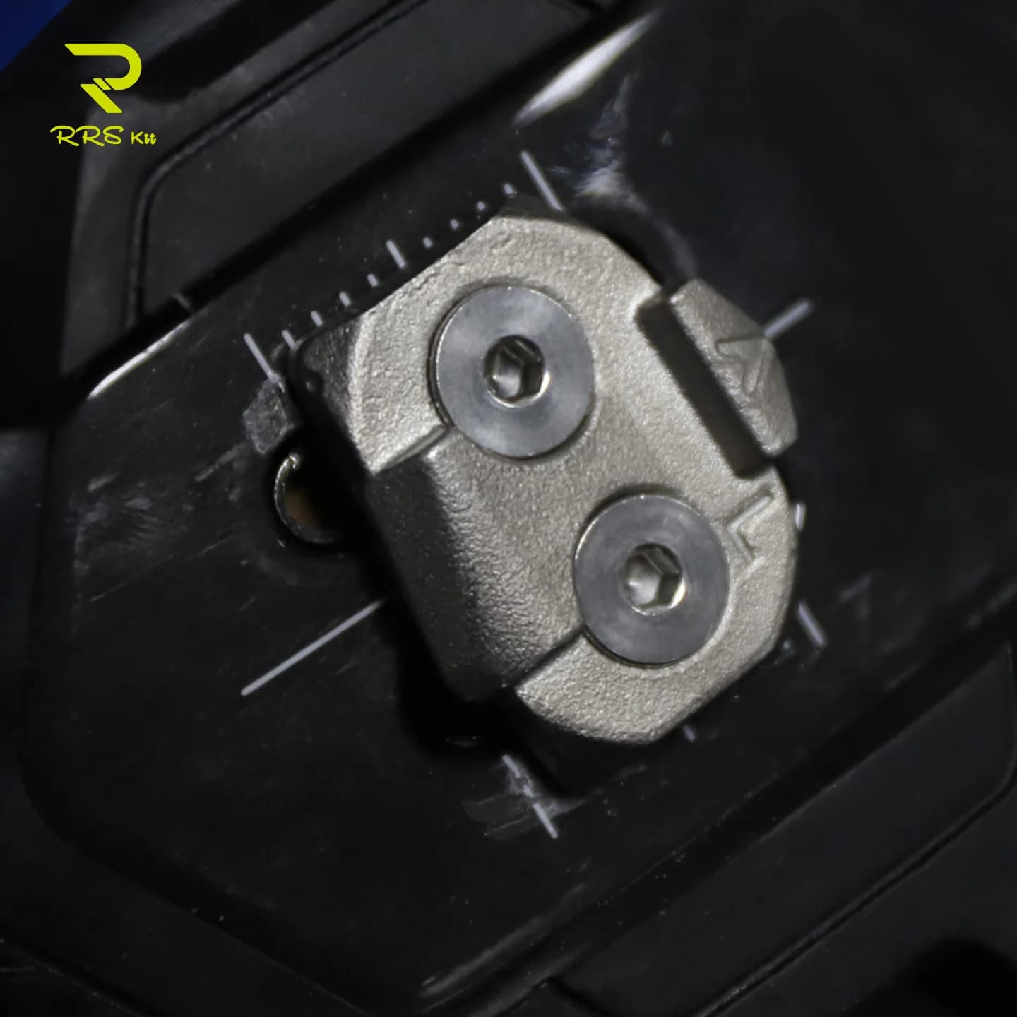 Tacchette Compatibili Rrskit per Mountain Bike, Sistema ATAC, Scarpe con Blocco MTB, Piastra di Bloccaggio in Acciaio Inossidabile Resistente all'Usura