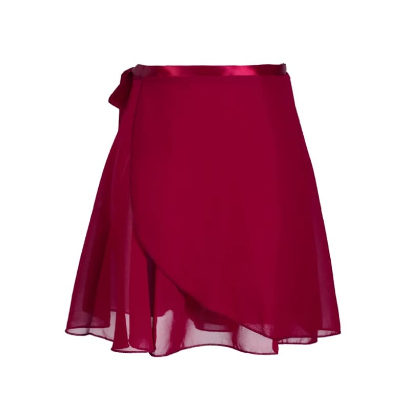 TOVEKINdance gonna in chiffon colore puro stampa floreale pratica balletto costume da ballo donne bambini