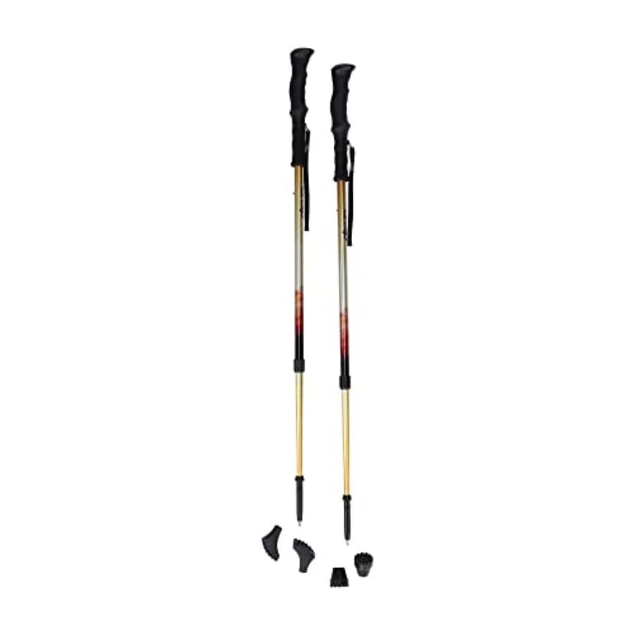Bastoncini da Trekking Regolabili Summit per Donne, Uomini e Anziani, Set di Bastoni da Nordic Walking con Impugnatura Ergonomica