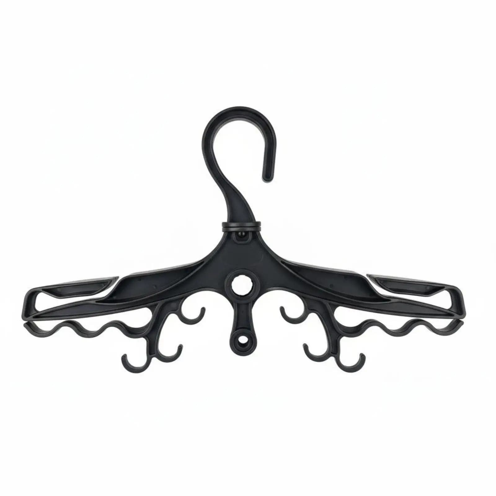 Scuba Gear Hanger 360 Degree Swivel Diving Equipment Storage Rack 8 Hook Heavy Duty for Wetsuit BCD Snorkel Visor