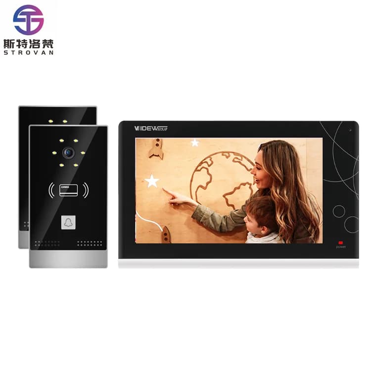 IP65 Design impermeabile Videocitofono WiFi Smartphone Campanello video intelligente Campanello per visione di sicurezza domestica