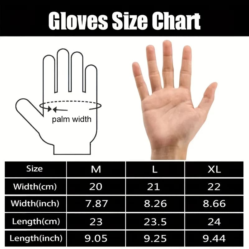 1/2/3Pairs Thermal Outdoor Gloves Touchscreen Non Slip Warm Cycling Running Gloves Football Bicycle Full Finger Fitness Gloves
