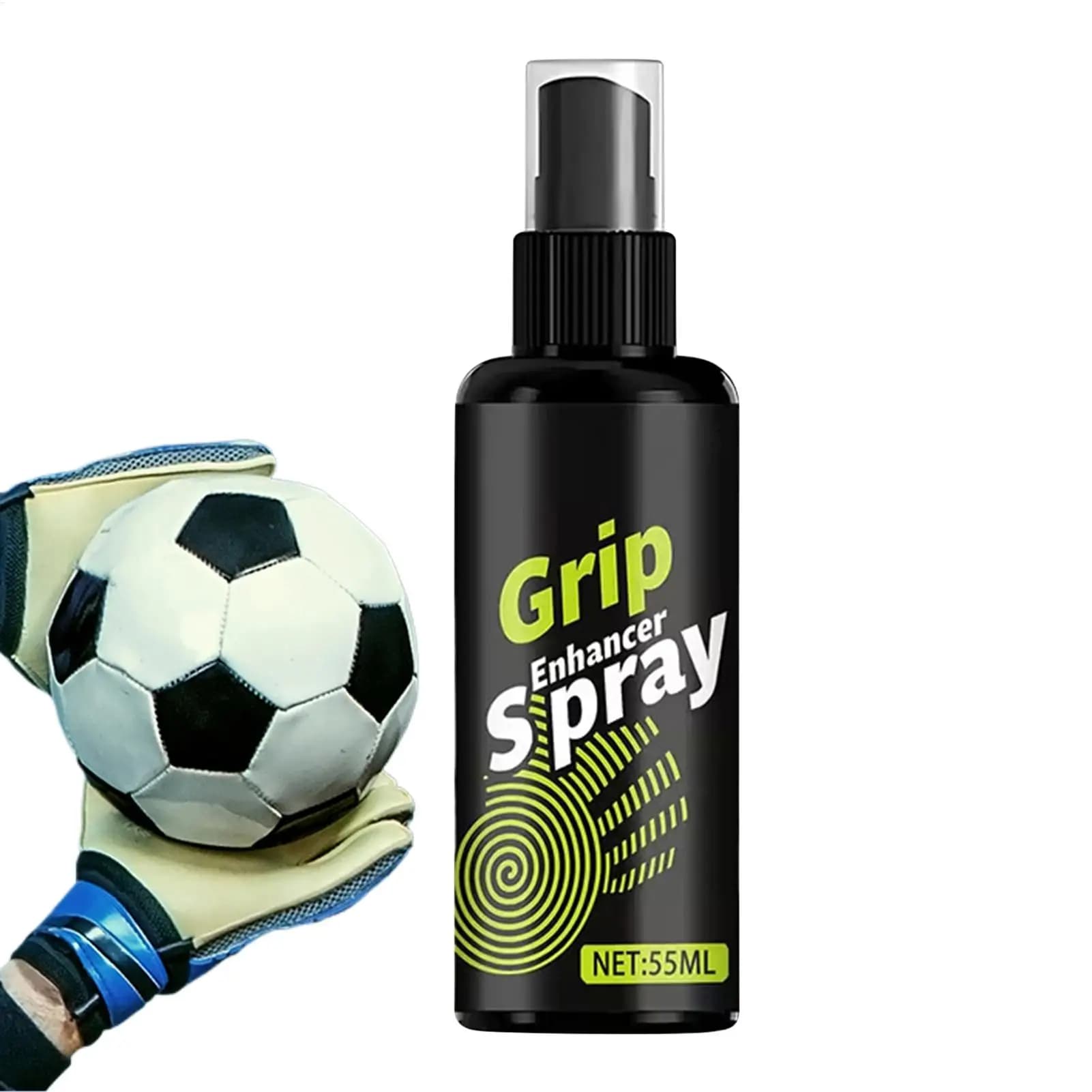Glove Glue Goalkeeper 55ml Anti-Skid Grippy Glue Football Grip Spray for Soccer Volleyball Baseball Boxing Golf Training Kids