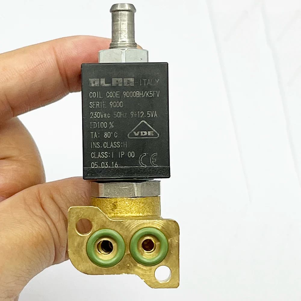 Originale italia OLAB 9000BH/K5FV AC 230V 2 posizioni elettrovalvola elettrica in ottone a 3 vie per macchina da caffè vapore acqua