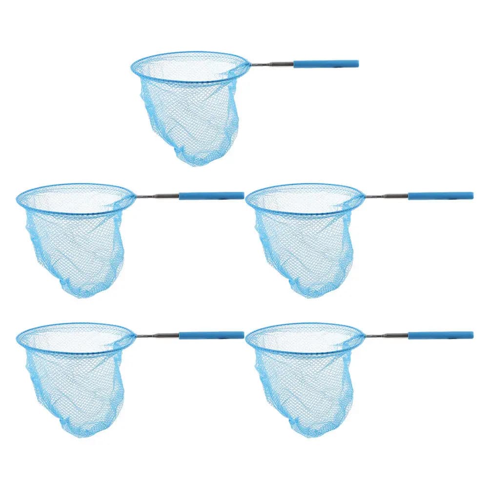 Set di 5 Reti per Catturare Insetti e Farfalle per Bambini, con Manico Telescopico, Attrezzatura per Esplorazione della Natura, Rete a Maglia Fine Sicura