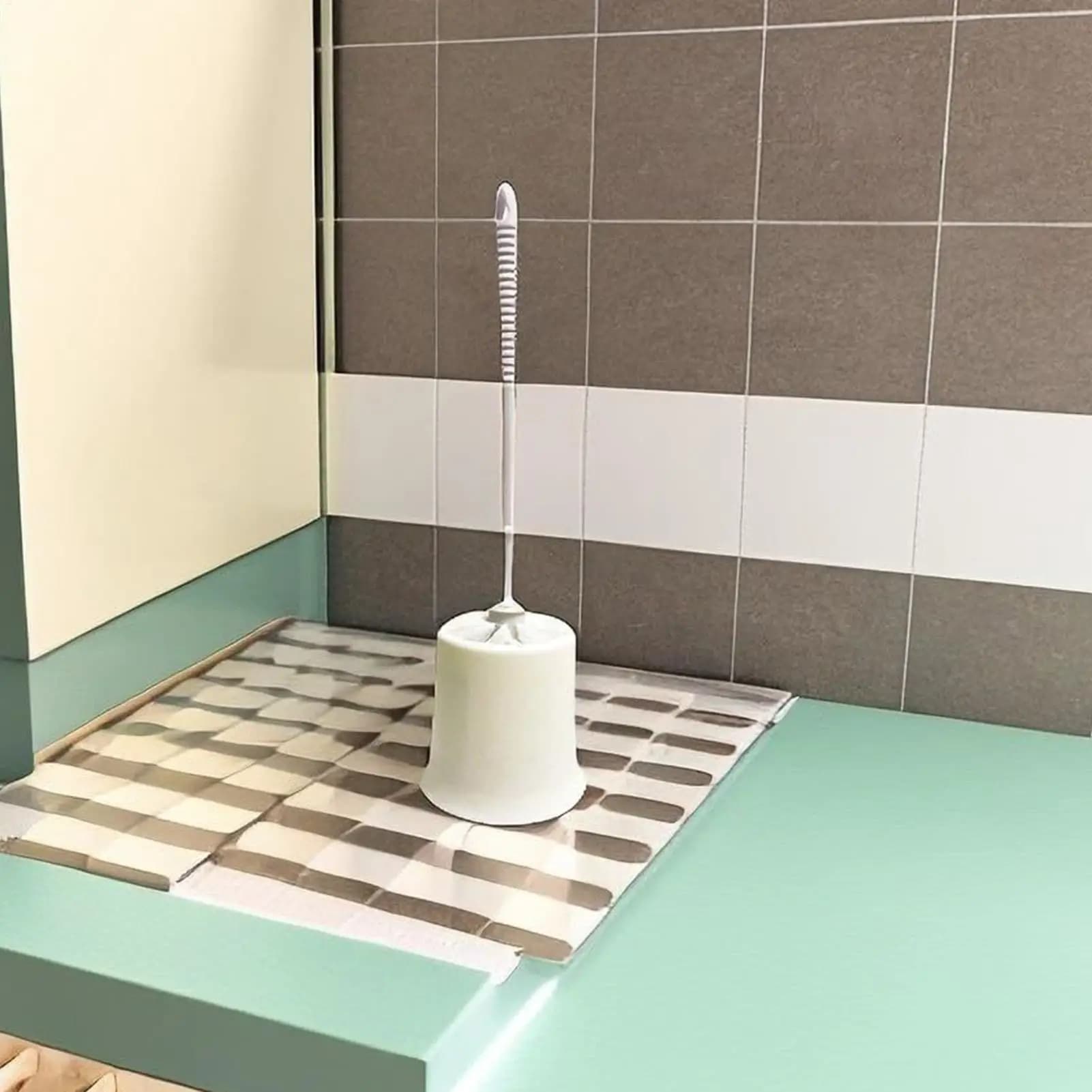 Scatola portaoggetti sicura per denaro, antifurto, ad accesso rapido, con scomparto segreto, divertente portaoggetti a forma di spazzola per WC, per chiavi e portafoglio
