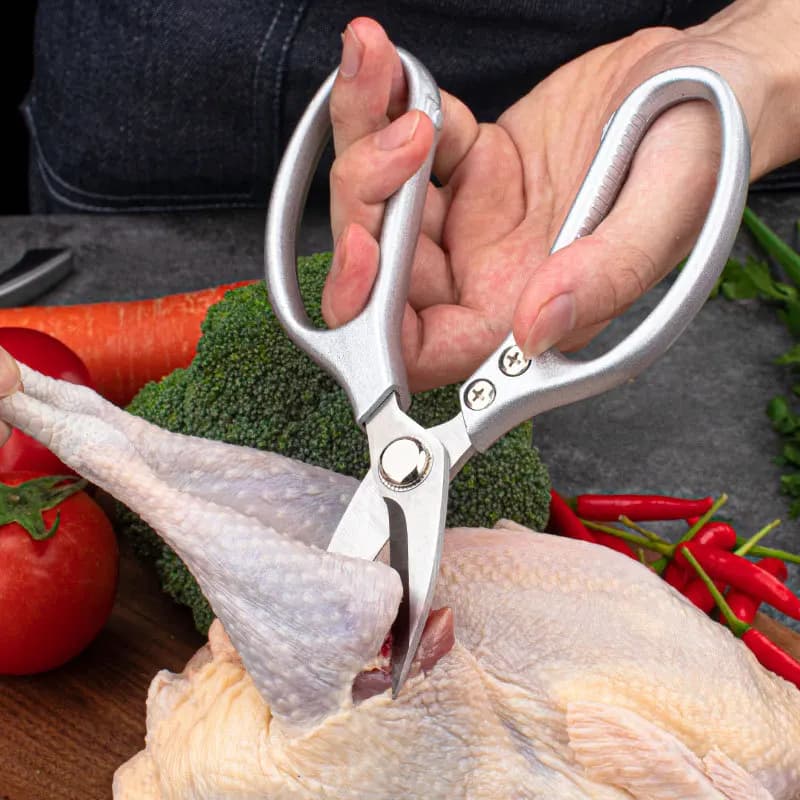 Forbici per tartarughe in acciaio inossidabile Forbici da cucina in lega di alluminio Osso di pollo Tartaruga Cibo Grande Sk5 Forte