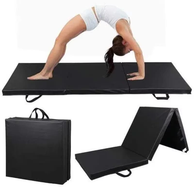 Gym exercises pad foldable often for gymnastics, stretching, fitness, yoga, anti-slip