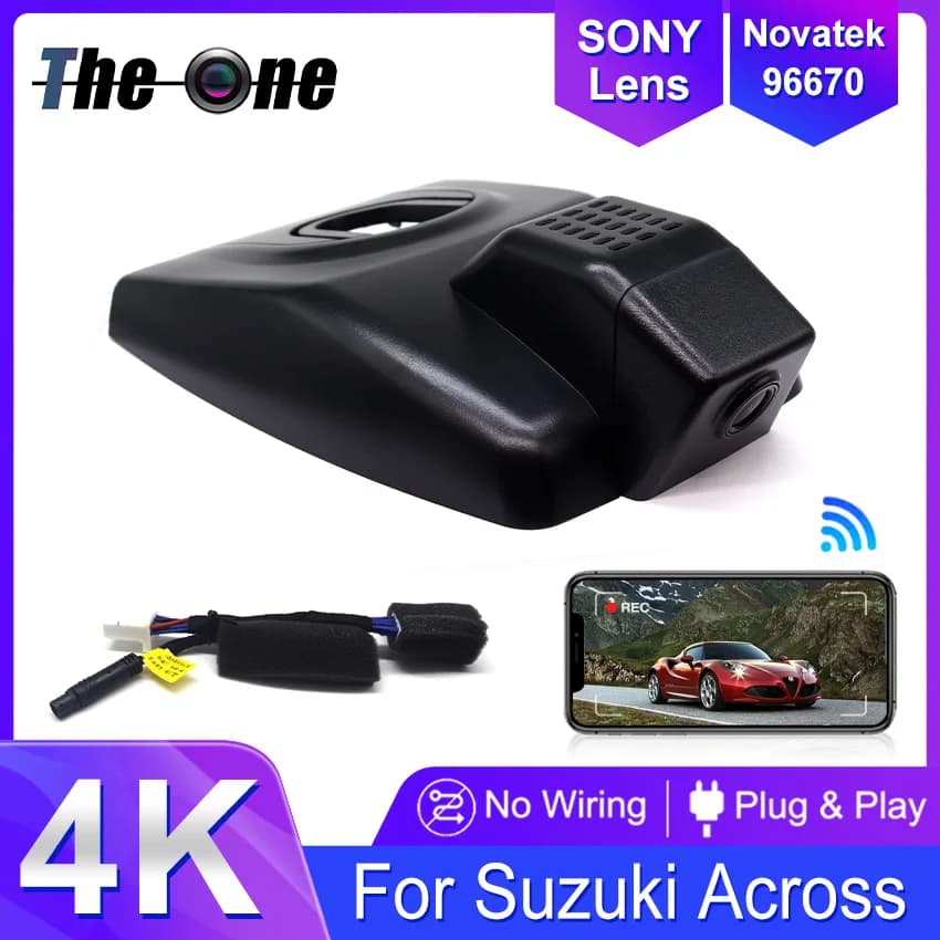 Per Suzuki Across 2020-2025 Anteriore e Posteriore Dash Cam per Auto Videocamera Registratore Dashcam WIFI Auto Dvr Dispositivi di Registrazione Accessori