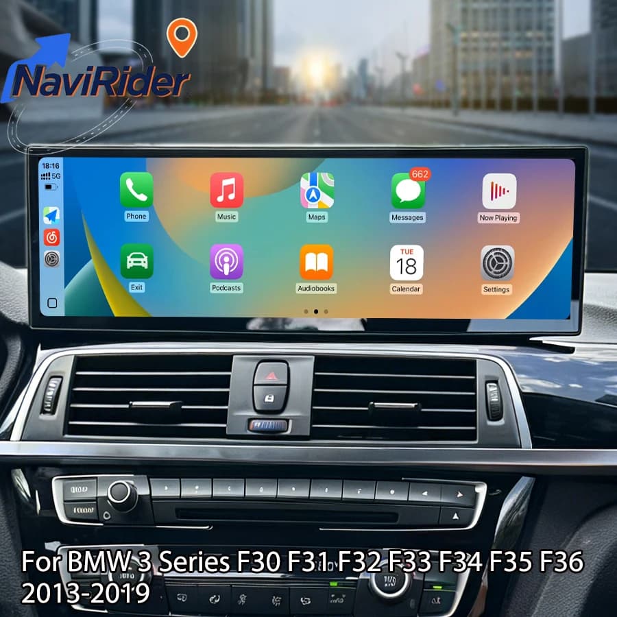 14.9" Screen For BMW 3 Series F30 F31 F32 F33 F34 F35 F36 2013-2019 EVO NBT GPS Stereo Car Android 15 Multimedia Player Carplay