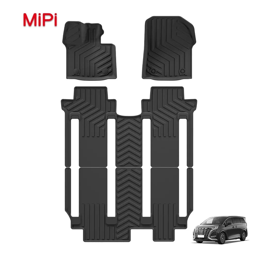 Customized Wholesale TPE Waterproof Car Mats for Denza D9 2024 Assembly 7 Seats