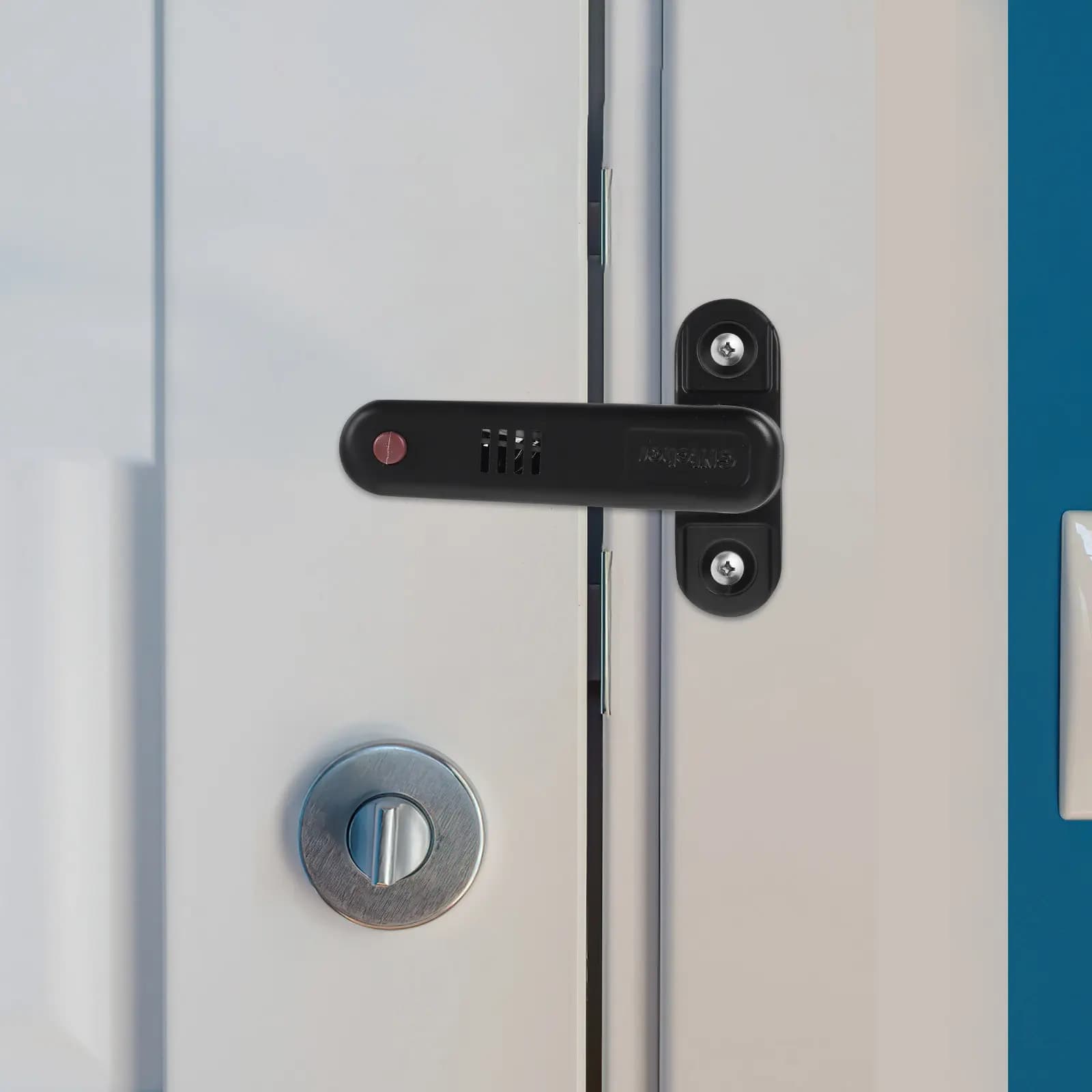 Allarme Fermaporta Portatile Antifurto, Blocco di Sicurezza per Casa, Hotel, Appartamento, Protezione Bambini e Animali Domestici, Serratura di Sicurezza da Viaggio