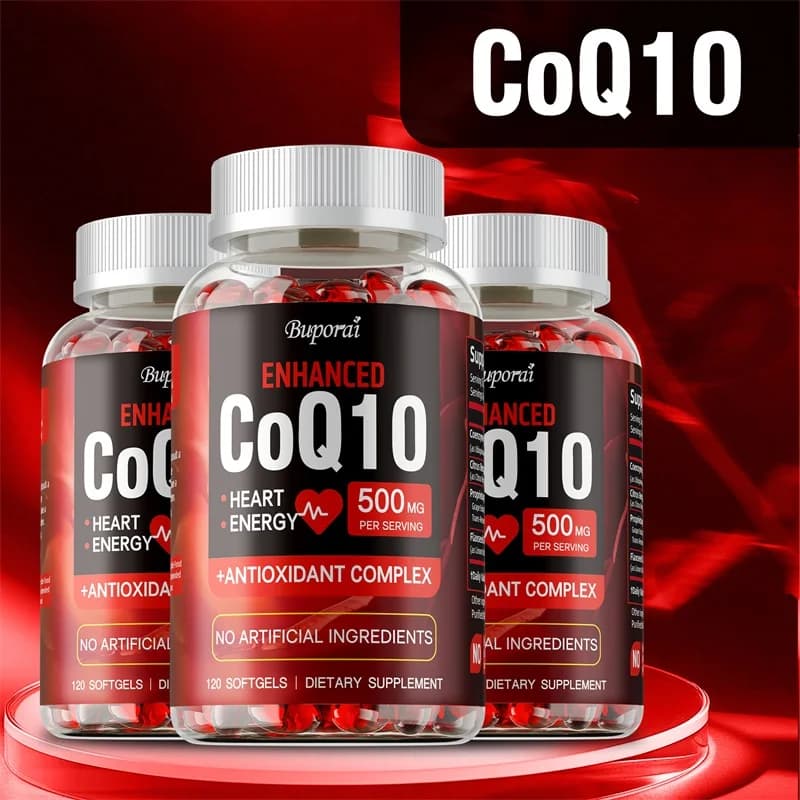 CoQ10 supplement - Super Absorption, Antioxidant, Good for Heart Health and Energy Production, Coenzyme Q10 Vitamin