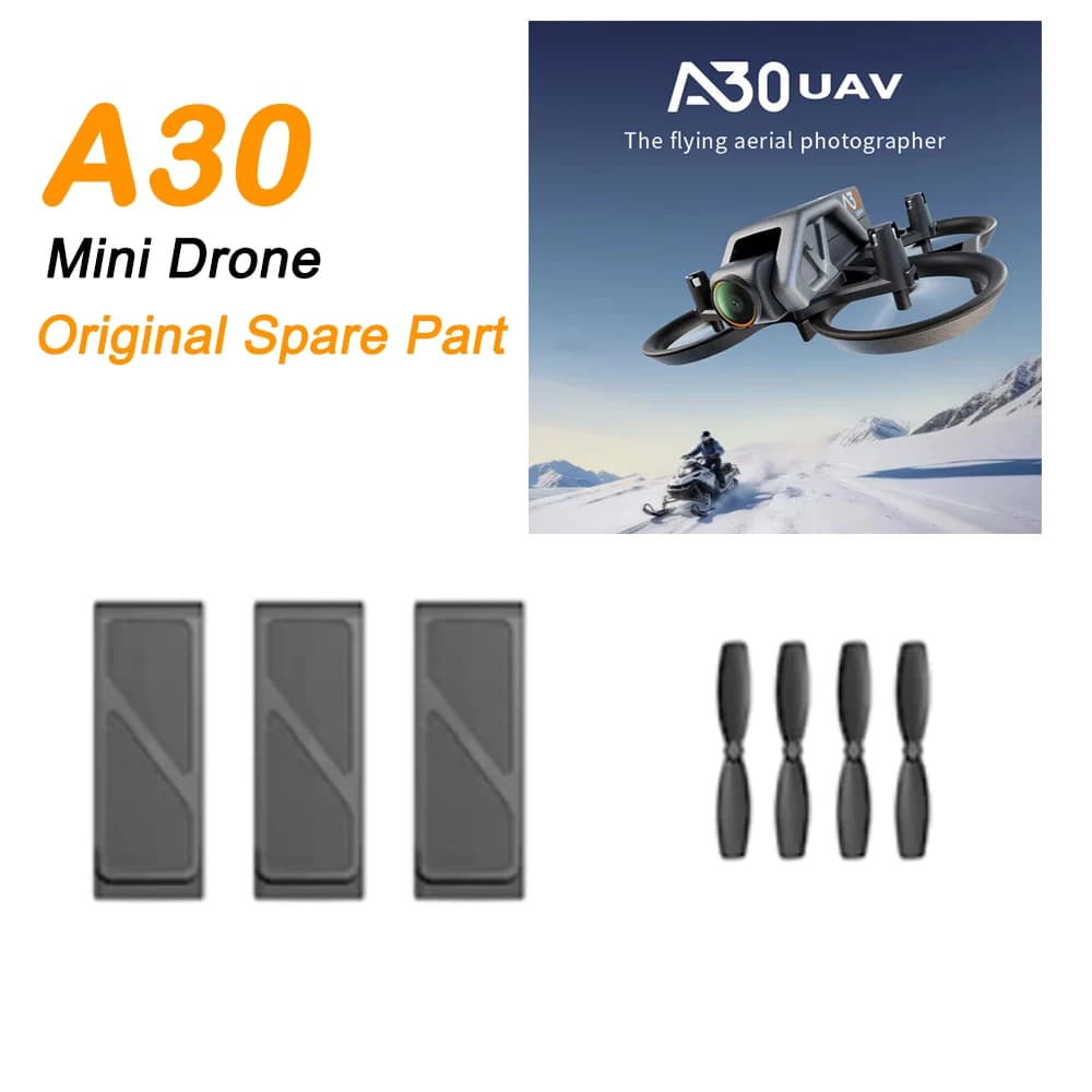Batteria / Elica / Lama del Propulsore Originale per Drone A30 PRO Mini UAV RC Quadcopter - Ricambio Accessorio