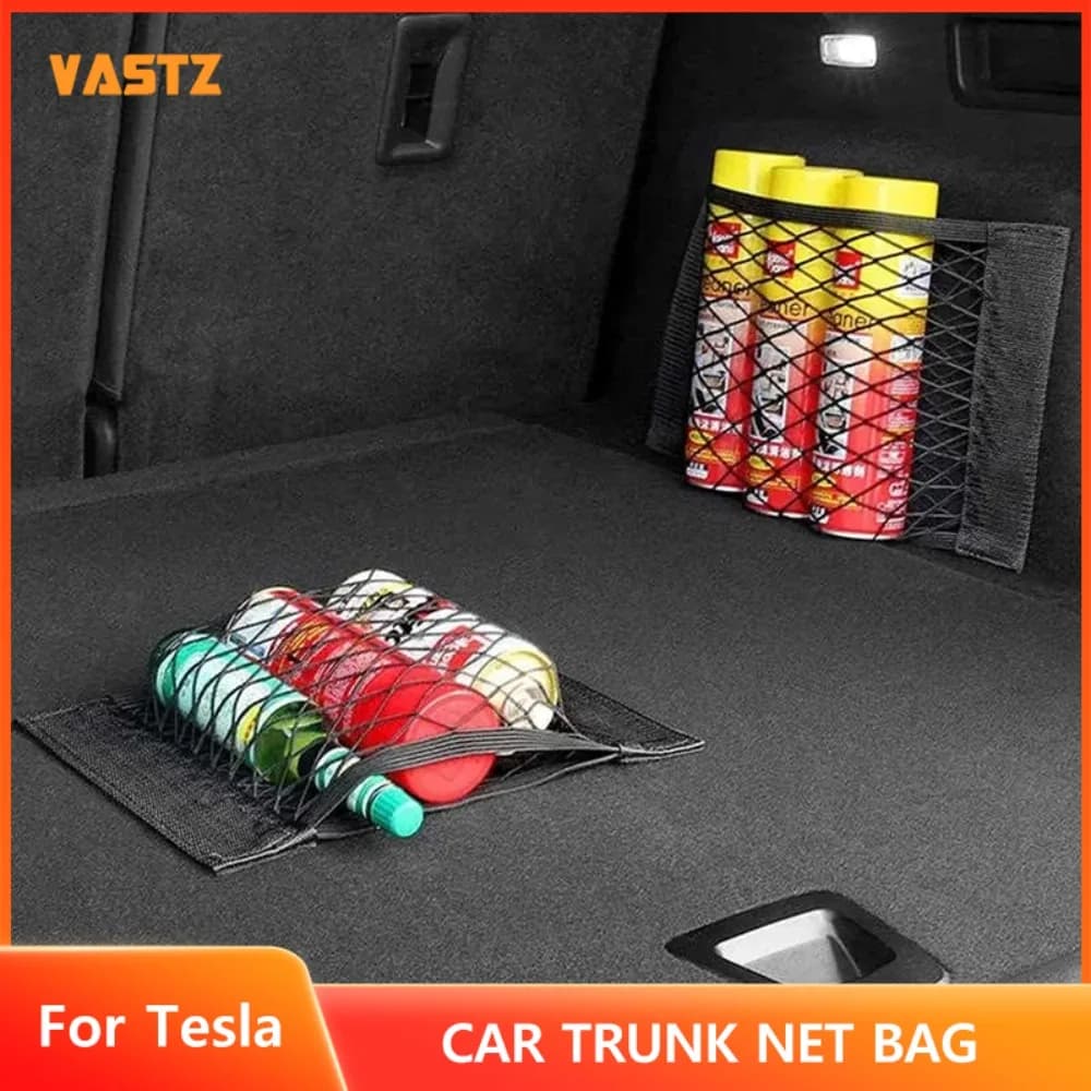 Per Tesla Modello 3 SXY Bagagliaio di Un'auto Scatola di Immagazzinaggio Del Sacchetto Adesivo Netto Accessori Auto Accessori Auto Organizzatore 2024 Nuovo Arrivo