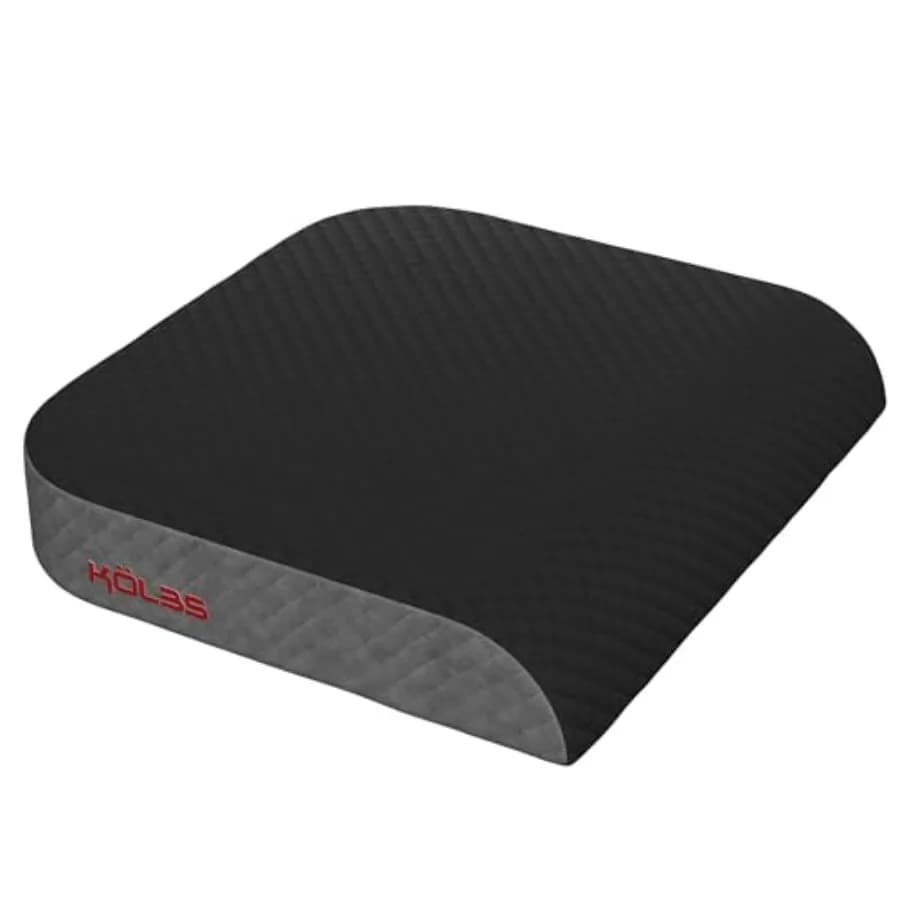 Cuscino per Sedia Extra Large, Elegante Rivestimento in Velluto, Memory Foam per Sedia da Ufficio, Cuscino da Pavimento, Sollievo dal Dolore alla Schiena e al Coccige