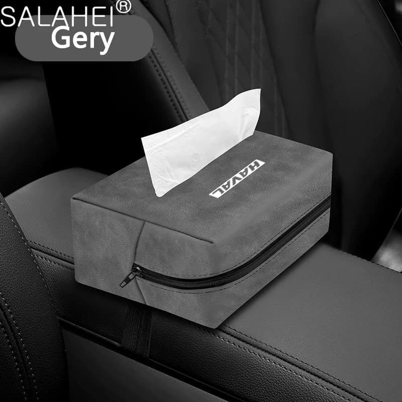 Car Tissue Box Seat Back Tissue Hanging Storage Bag Accessory For Haval H6 Dargo M6 H9 H6S F7 F7X Jolion X DOG H7 H8 M4 F7H H2S