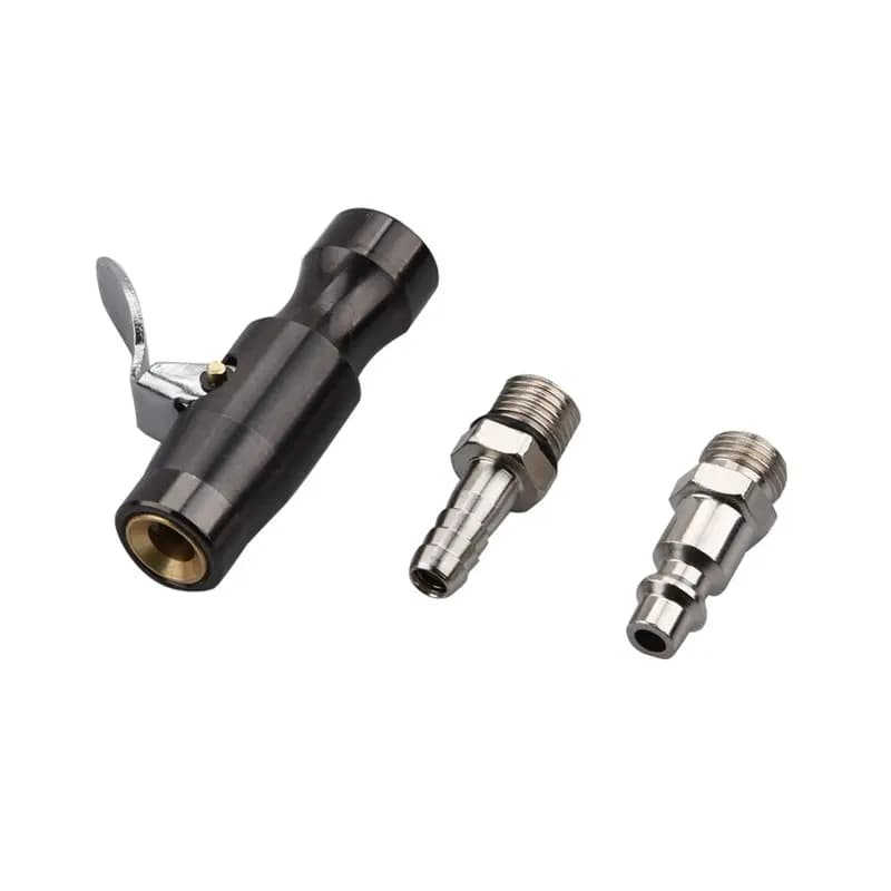 【ACCESSORI ELETTRONICI】Gonfiatore per pneumatici 200PSI a doppia pinza con attacco rapido per valvole Schrader