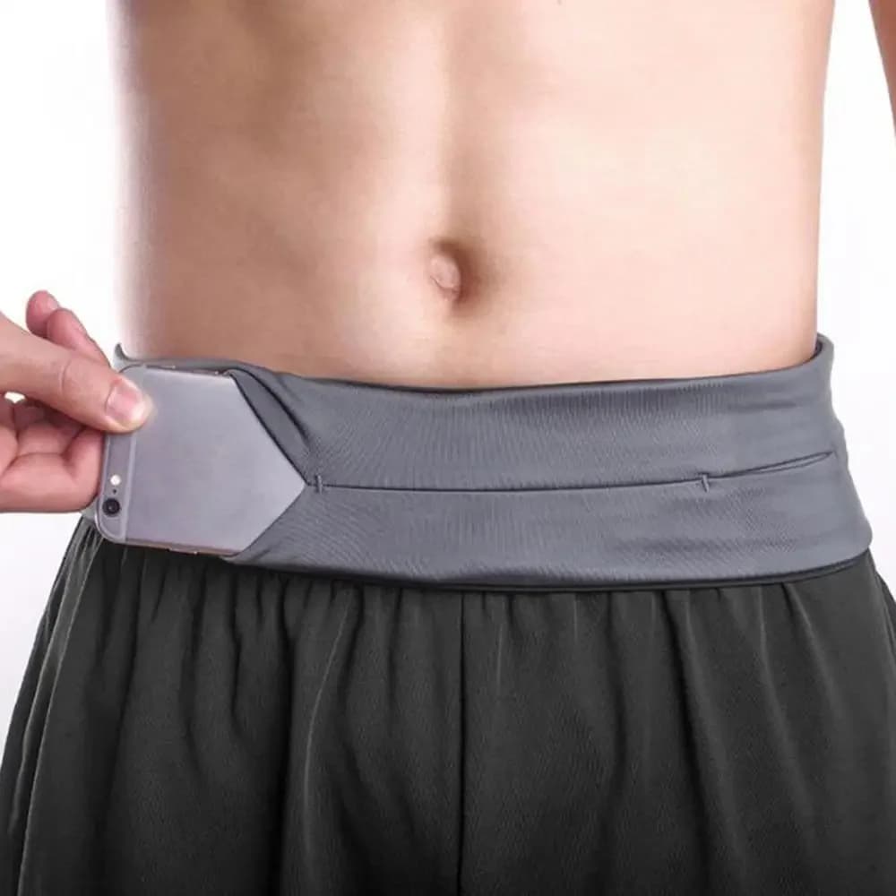 Professional Running Waist Bag for Men and Women, Gym Sports Bag, Invisible Waist for Phone and Money, Running Belt