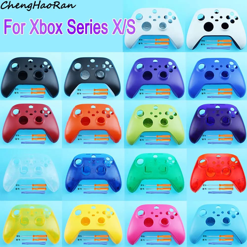 1 Set per la sostituzione del Controller Xbox Series X/S guscio della maniglia anteriore e posteriore con accessorio per cacciavite