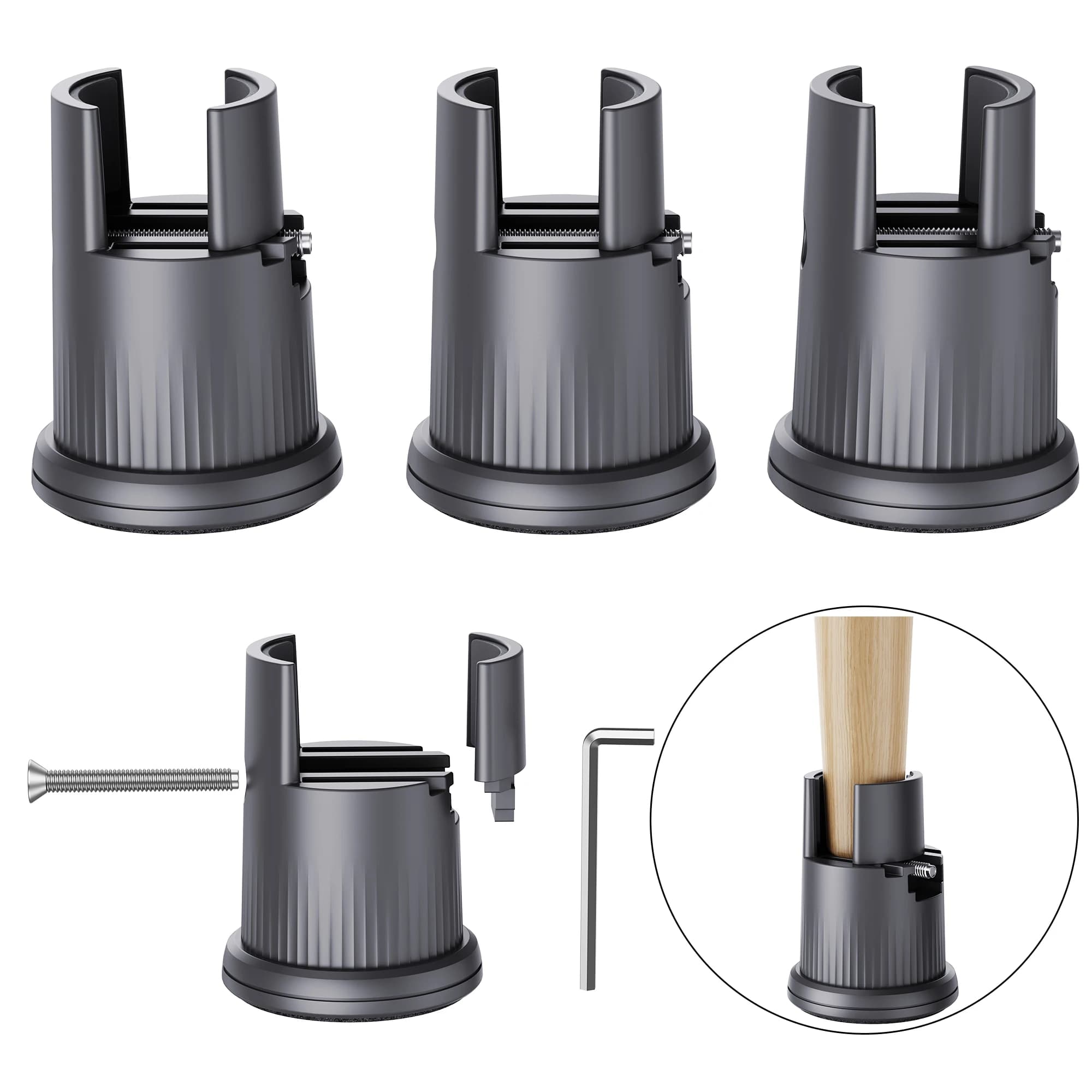 Eary 4 pz/set Mobili Per La Casa Riser Mobili Livellatore Gamba Da Tavolo Pad Piedini Da Tavolo Gamba Della Sedia Tappi Piedini Della Sedia Protezione Mobili Tazza