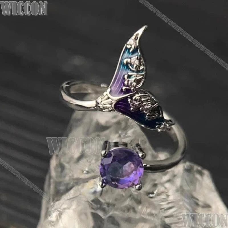Anello a Coda di Sirena Rafayel per il Gioco Love and Deepspace, Accessori Cosplay Qi Yu, 4 Stili, Regalo per Donna e Ragazza, Oggetto di Scena per Halloween