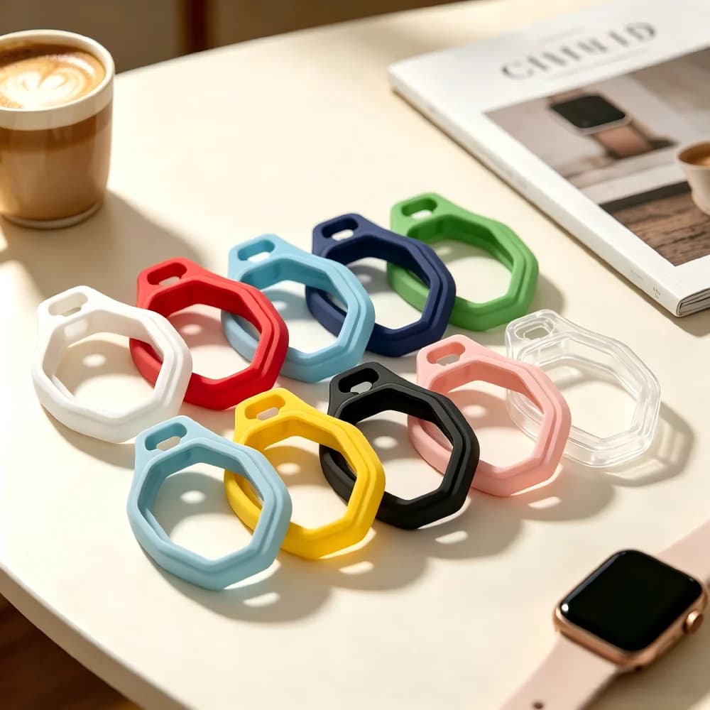 Matte Octagon Silicone Mod Bumper Case for Swatch Royal Pop Modification Refit Frame Cover Smart Watch Accessories