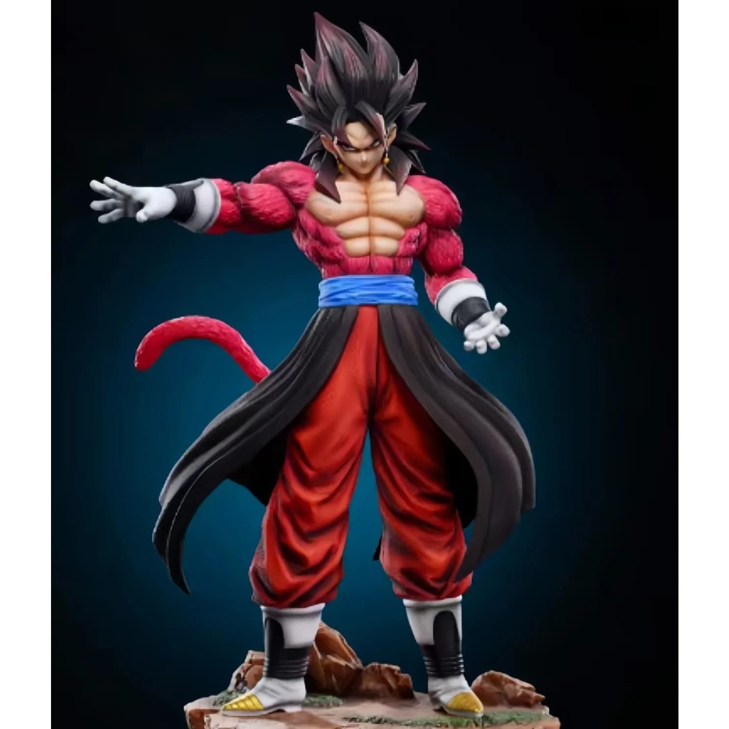 Dragon Ball Xeno Vegito Figura Super Saiyan 4 Vegetto Action Figures Collezione di statue in PVC Modello Giocattoli Regalo