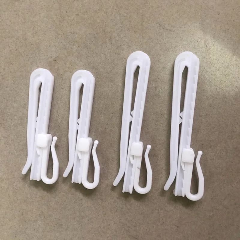 88 pcs 7cm Adjustable Curtain Hooks, Adjustable Height Design, suitable for Living Room Curtains, Strong Load Support