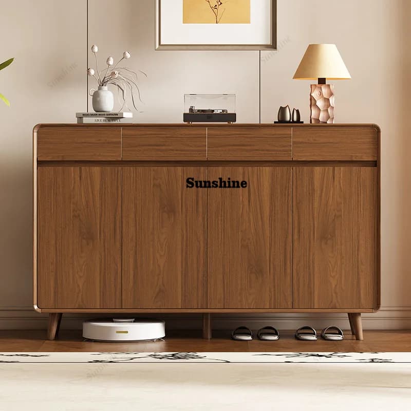 Organizer Storage Shoe Shelf Living Room Display Mobile Wooden Designer Luxury Box Shoe Cabinet Modern Muebles Hotel Furniture