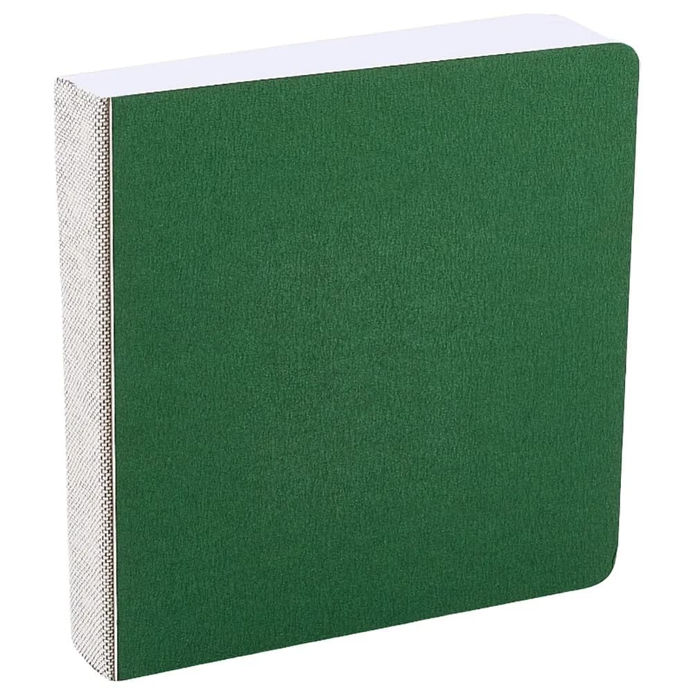 1Pc Portable Art Drawing Sketchbooks Square Dark Green 124x124x22.5mm