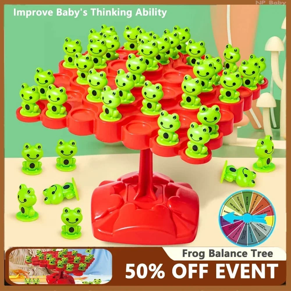 Creative Balancing Tree Toy, Digital Monkey Balance Scale, Early Educational Number Board Game, Kids Learning Montessori Toys