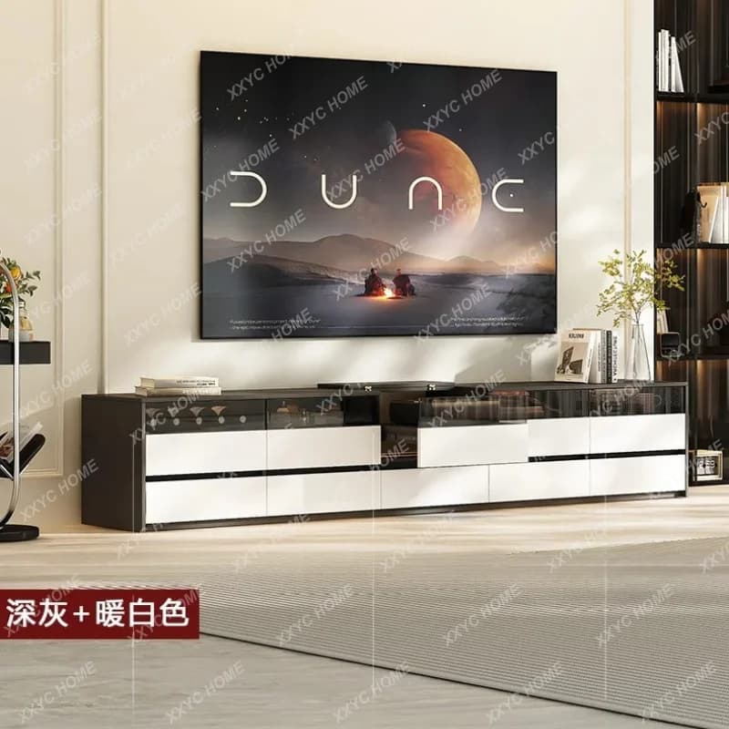 A Laser TV Special Cabinet Modern Simple Tall Floor-standing Living Room Projector Telescopic Stand