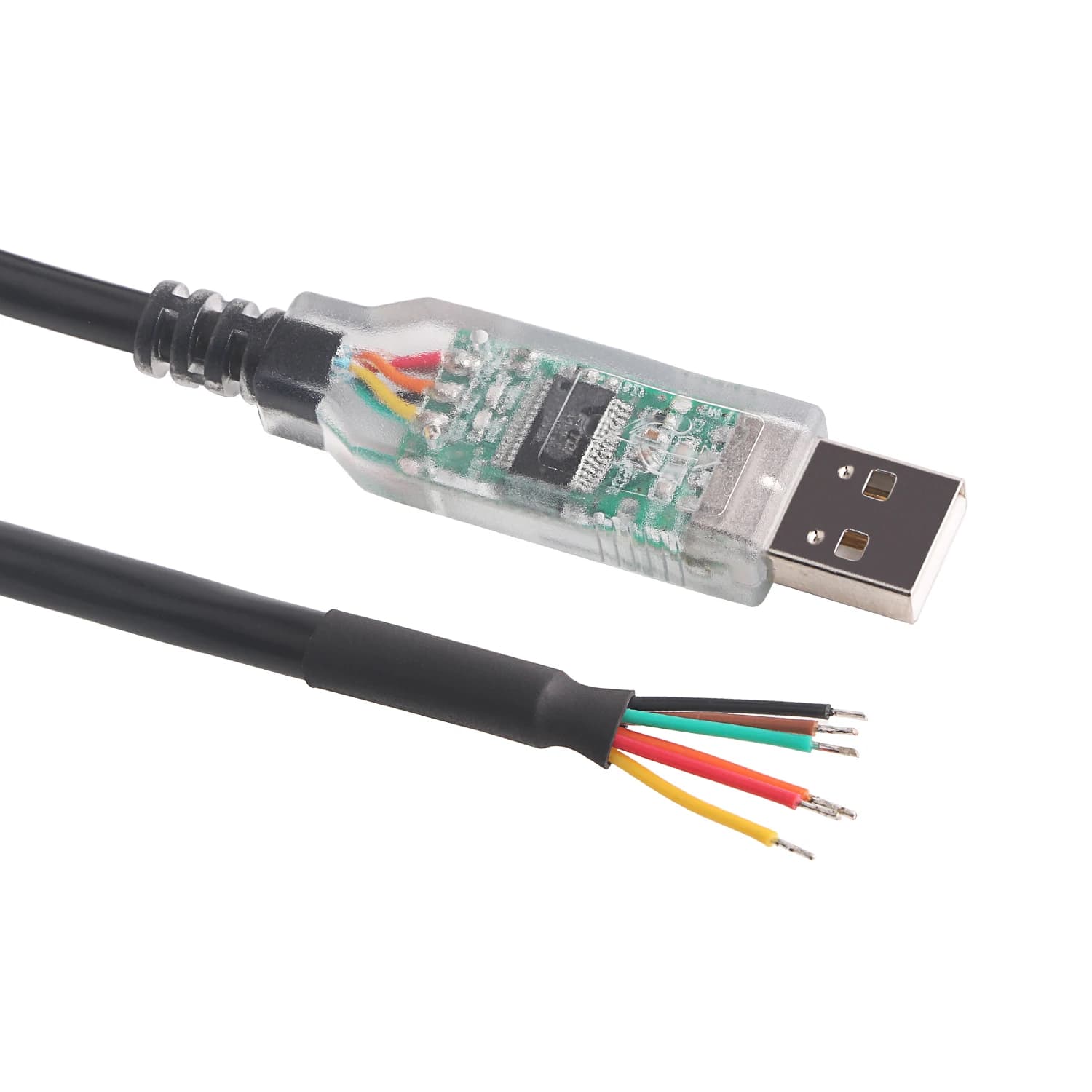 Cavo seriale da USB a 3.3v 5v TTL 6 P Dupont Header convertitore UART FTDI 6 pin 3 v3 5V TTL TTL-232R-RPI per Raspberry Pi 1.8m