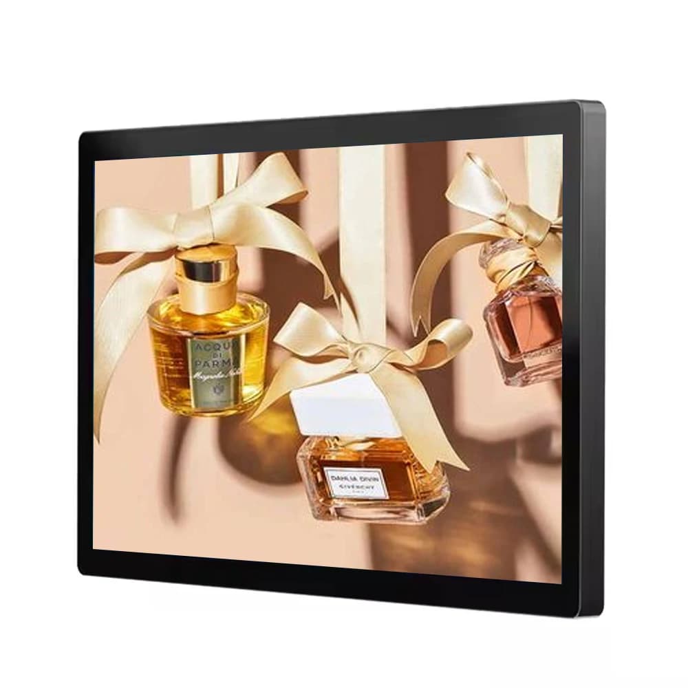 Schermo pubblicitario commerciale Display per menu pubblicitario LCD Display e display digitali per schermo montato a parete per interni da 65 pollici