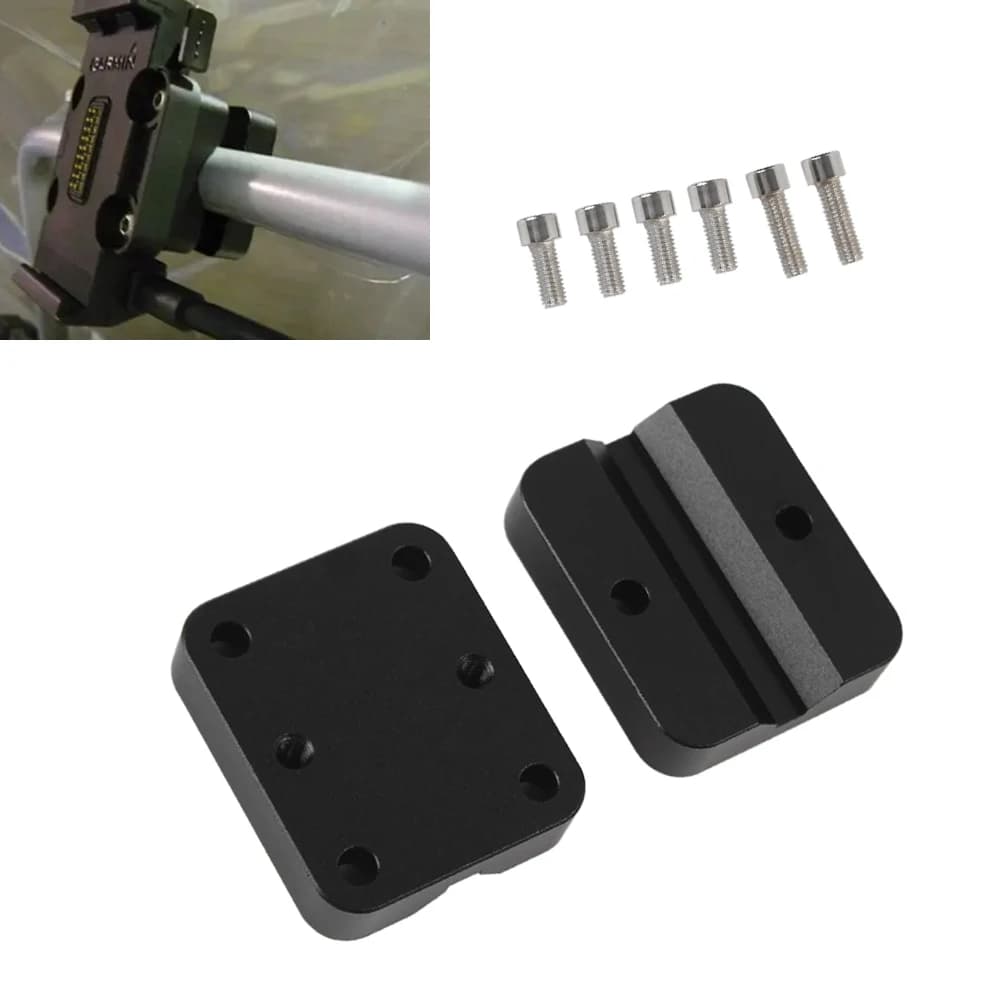 Staffa di supporto GPS nera per moto Staffa di montaggio per navigazione retrofit Staffa di navigazione per telefono cellulare per BMW R1200G SF800GS